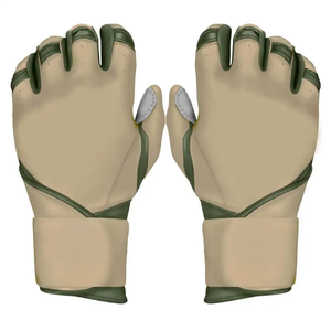 Nouveauté : Gants de frappeur de baseball personnalisables en cuir de chèvre, protection des mains, OEM, série dorée double paume pour le baseball - Product Image 6