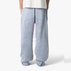 กางเกงวอร์มทรงแบ็กกี้ลำลองคุณภาพสูงแห้งเร็วเป็นมิตรกับสิ่งแวดล้อมกางเกงวิ่งแบบผูกเชือกเอวสูงแบบผูกเชือกผ่อนคลายพอดีตัว - Product Image 3