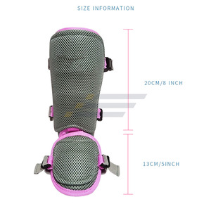 Protège-tibias de baseball pour adultes et jeunes, protection professionnelle légère avec fermeture auto-agrippante, protection des jambes pour le baseball - Product Image 3