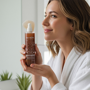 Gel Nettoyant et Hydratant Détoxifiant Huileux Éclaircissant Hue Obess 10.6oz avec Vitamine B5 pour Peaux Sèches et Sensibles – Flacon Sans Huile - Product Image 5
