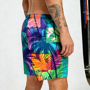 กางเกงขาสั้นคาร์โก้ กางเกงชายหาด ยืดได้ 4 ทิศทาง กางเกงออกกำลังกายผู้ชาย มีกระเป๋า แห้งเร็ว ระบายอากาศได้ดี สำหรับการฝึกซ้อม กางเกงบอร์ดชอร์ต - Product Image 3