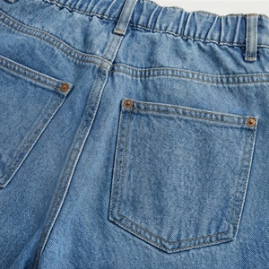 Shorts de Mezclilla Casuales Holgados de Talla Grande para Mujer, Pantalones Anchos de Verano, Bermuda, Corte a la Rodilla, a la Moda, Estilo Urbano - Product Image 5