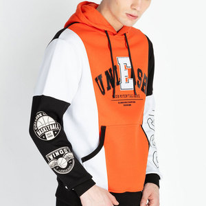 Sweat-shirts à capuche unisexes de haute qualité, sweat-shirts pour hommes, logo imprimé personnalisé, style streetwear, 100% coton molletonné - Product Image 3