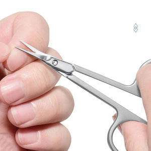 cuticle scissor for <b>nail</b> edge trimming grooming <b>tool</b> professional <b>nail</b> <b>tool</b> cuticle scissors stainless steel cutter - Product Image 3