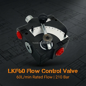 Vanne de régulation de débit variable à compensation de pression hydraulique réglable série LKF originale LKF-60 LKF-80 LKF-120 60L - Product Image 2