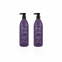 Bouteille Distributrice de Lotion Corporelle, Shampooing et Gel Douche en HDPE Noir Mat de 750 ml, Cylindre Rechargeable avec Pompe pour la Maison, le Salon et le Spa