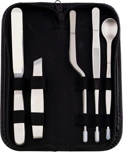 Spatule manuelle de beauté en acier inoxydable à tête ronde inclinée, design personnalisé, pour maquilleurs professionnels - Product Image 3