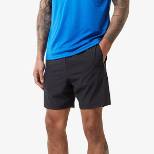 ชุดเซ็ตเสื้อยืดคอกลมสีตัดต่อและกางเกงขาสั้นผ้าฟลีซสำหรับผู้ชาย ราคาขายส่ง ไซส์ใหญ่ สไตล์สตรีทแวร์ ชุดคู่สำหรับฤดูร้อน - Product Image 3