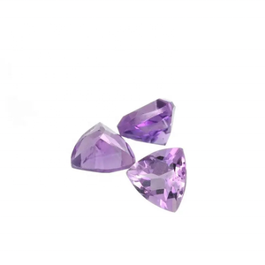 11mm Natural Brasil amatista facetada trillón corte suelto piedras preciosas fabricación de joyas en línea ahora precio de fábrica del fabricante - Product Image 2