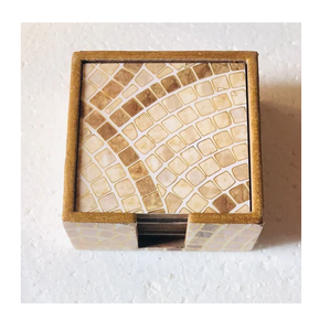 MDF Coaster Factory Wholesale Square Shape MDF Coaster 90mm Cork Coffee Drink Used MDF Coaster - Product Image 4