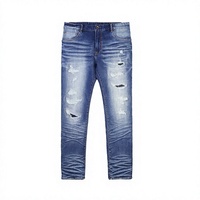 Pantalon en jean pour homme de qualité supérieure, fabriqué au Pakistan, séchage rapide, imperméable, coupe-vent, poids moyen, écologique, respirant, jean mi-long