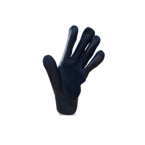 Black Lime Leather Spandex Batting Gloves Padded Breathable Lightweight <b>Hook</b> and Loop Closure Unisex Adult Training Gloves - Product Image 2