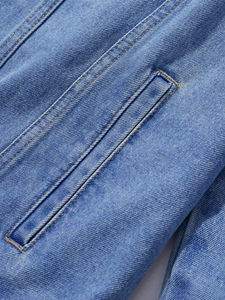 Chaqueta Vaquera de Estilo Vintage de Alta Demanda, Duradera, de Grosor Estándar, de Poliéster, Unisex, de Secado Rápido, Transpirable, Reversible, Anti-UV - Product Image 5