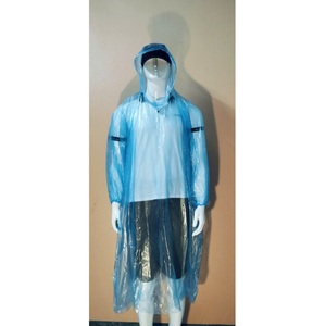 เสื้อกันฝนพลาสติก PE สีสันสดใสแบบใช้ครั้งเดียวทิ้งสำหรับคนเดียว ยอดขายดีที่สุดในเวียดนาม ขายส่ง MOQ ต่ำ - Product Image 1