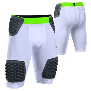 Pantalones Cortos de Compresión Acolchados para Fútbol Americano, Personalizados e Integrados, con 5 Almohadillas - Product Image 4