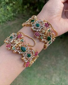 New Arrival Fashion Jewelry Sets Gold Color Artificial Bangles Stackable Bracelet Set for Women Daily Wear <b>Accessories</b> - Product Image 5