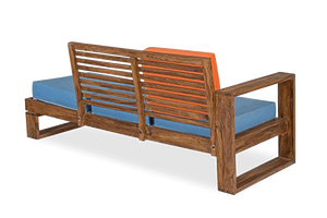 Sofá Esquinero Extensible y Convertible de Madera Maciza de Sheesham, Moderno y de Lujo, Personalizado para Sala de Estar, Villa o Escuela - Product Image 5