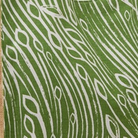 Sac fourre-tout en jute imprimé vert avec poignées en corde, idéal pour la plage ou le shopping – Fabricant