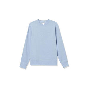 Pull ras du cou unisexe 300gsm grandes tailles hiver Logo personnalisé doublé coton polyester blanc solide technique de lavage - Product Image 1