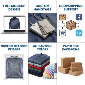Custom Men's Canvas <b>Coach</b> Quilted Jacket Eco-friendly Hip Hop Relaxed Fit Covered Button Closure Turn-down Collar Customizable - Product Image 5