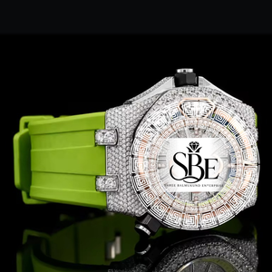 Montre chronographe de luxe pour homme de haute qualité, boîtier carré, bracelet en acier inoxydable, mouvement à quartz 41 mm, analogique, verre saphir - Product Image 3