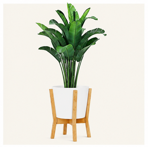 Modern Plant <b>Stand</b> Indoor Plant Holder Adjustable Decorative Wooden <b>Pot</b> <b>Stand</b> for Floor Planters and Corner Home Decor - Product Image 4