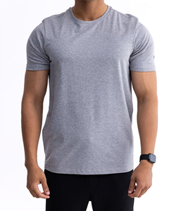 Camisas Casuales Deportivas de Punto Sólido para Hombre - Tela Popelina de Poliéster/Algodón Transpirable de Manga Corta con Cuello Abotonado para Verano - Product Image 4