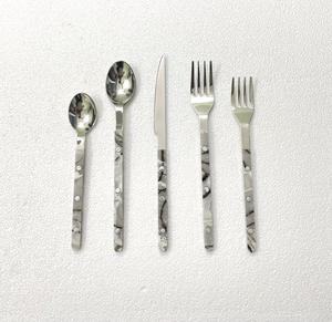 Minimalist Design Flatware <b>Set</b> With 18/<b>8</b> Stainless Steel Mirror Polish Durable <b>Dinnerware</b> Tableware Cutlery <b>Set</b> At Best Price - Product Image 4