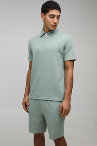 Top Selling Men's Plain Summer Polo T Shirt <b>Set</b> Breathable Custom Logo Cotton Street Wear Fitness Wear Lightweight Quick Dry - Product Image 3