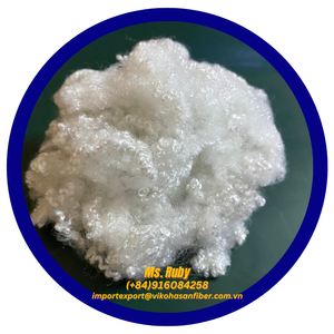 Fibra de poliéster reciclada blanca 7D HC, fibra hueca conjugada de Vikohasan GRS para relleno de juguetes, almohadas, fundas, cojines y sofás. - Product Image 4