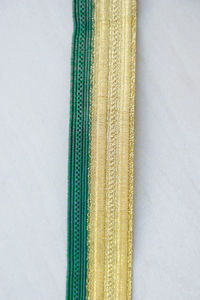 Cinta Trenzada de Alta Calidad, Ecológica, Hecha a Mano, de 2 Metros, Color Verde Dorado, para Decoración de Vestidos, Marca Monastic Works, Nueva - Product Image 4