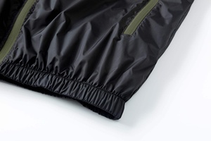 Veste coupe-vent imperméable pour homme, nouveau design, couleur unie, fermeture éclair, fabrication sur mesure, services OEM, toutes saisons, couleurs et logo personnalisés - Product Image 5