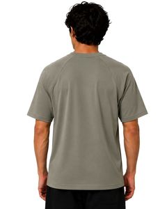 เสื้อยืดแขนสั้นคอกลมสีเขียวมะกอกทรงแร็กแลนเรียบง่ายสไตล์ลำลองสตรีทแวร์โลโก้สั่งทำได้ทรงโอเวอร์ไซส์แฟชั่นเนื้อผ้านุ่มพรีเมียมสำหรับฤดูร้อน - Product Image 2