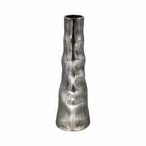 Vase à fleurs vintage en métal, style antique, objet décoratif pour la décoration de la maison - Product Image 3