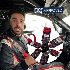 TBRACING FIA Approved Racing Safety Harness 6 Point Ultra Thin <b>Webbing</b> Racing Belt OEM ODM Custom Logo Color For Race Seat - Product Image 4