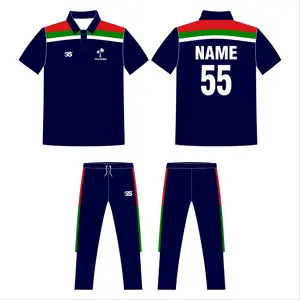 Оптовая продажа, Высококачественная спортивная униформа для крикета на заказ 2022, Спортивная униформа для крикета, командная униформа