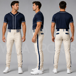 Pantalones de Béisbol Profesionales Personalizados por Sublimación, Pantalones de Béisbol Duraderos de Poliéster, Ropa para Equipos de Béisbol, Proveedor OEM - Product Image 2