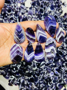 Cabujón de piedras preciosas sueltas de amatista natural, cristal pulido de forma mixta de todos los tamaños para la fabricación de colgantes de joyería FAIJAN GEMS Third - Product Image 2