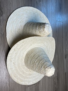 Vietnam Factory Mexican Striped Casual Sombrero <b>Hat</b> Adults <b>Straw</b> Serape Trim Authentic Mexican Costume Cinco De Mayo - Product Image 1