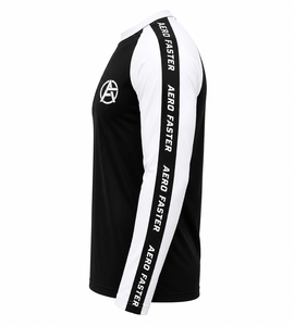 Camiseta Personalizada Aero Faster Unisex de Manga Larga con Cuello Redondo, Secado Rápido, Poliéster/Algodón, Casual, Modesta, Corte Holgado, para Todas las Temporadas - Product Image 4