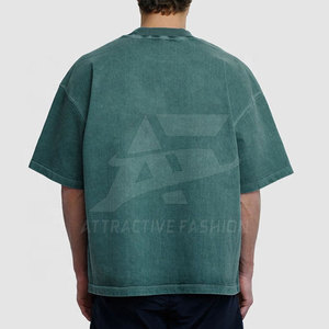 T-shirts en coton et polyester de qualité supérieure, lavage à l'acide, vente en gros, t-shirts légers pour hommes, lavage à l'acide - Product Image 4