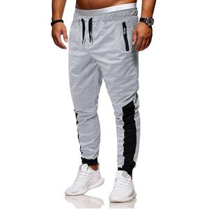 กางเกงออกกำลังกายสำหรับผู้ชายกางเกงวอร์มทรงหลวมไซส์ใหญ่พิเศษสำหรับฤดูใบไม้ร่วงและฤดูหนาวออกแบบโลโก้ได้ตามต้องการ - Product Image 3