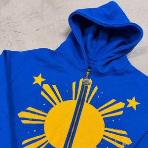 Sweat-shirt à capuche surdimensionné pour homme, 100% coton, streetwear, 360 GSM, en molleton, imprimé en sérigraphie - Product Image 3