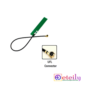 Antenne interne ETEILY GSM PCB avec câble de 1,13 mm (L-10 cm) + connecteur UFL fabriqué en Inde - Product Image 1