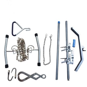 Premium Obstetrical Instruments Set with OB Chain Hook Chain Handle Calf <b>Puller</b> Stainless Steel Veterinary Calving Equipment - Product Image 3
