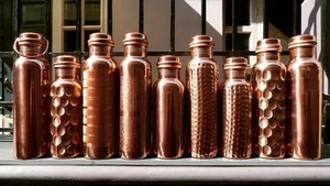 <b>Copper</b> <b>Bottle</b> Detox Water Antibacterial Ayurveda Benefits Wellness Direct <b>Drinking</b> 24-36hr Thermal Insulation Children - Product Image 2