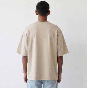 เสื้อยืดคอกว้างทรงโอเวอร์ไซส์สำหรับผู้ชาย ผ้าฝ้าย 100% แขนสั้น ทรงหลวม พิมพ์ลาย น้ำหนักเบา เหมาะสำหรับฤดูร้อน ทรงไหล่ตก - Product Image 6
