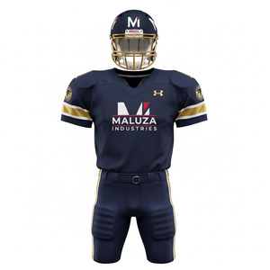 Uniforme de Fútbol Americano de Alto Rendimiento, Jersey Sublimado Personalizado, Material Ligero y Transpirable para Prácticas de Equipo - Product Image 1