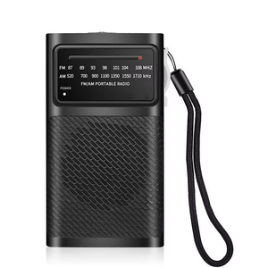 Radio AM/FM de poche personnalisée en usine avec haut-parleur intégré, antenne et clip ceinture pour l'étude, le travail, l'extérieur et la maison - Product Image 1