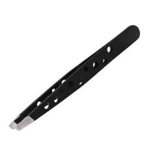 Juego de Pinzas para Pestañas de Acero Inoxidable de Precisión, Puntas Suaves, Color Negro, para Uso Estético - Product Image 3